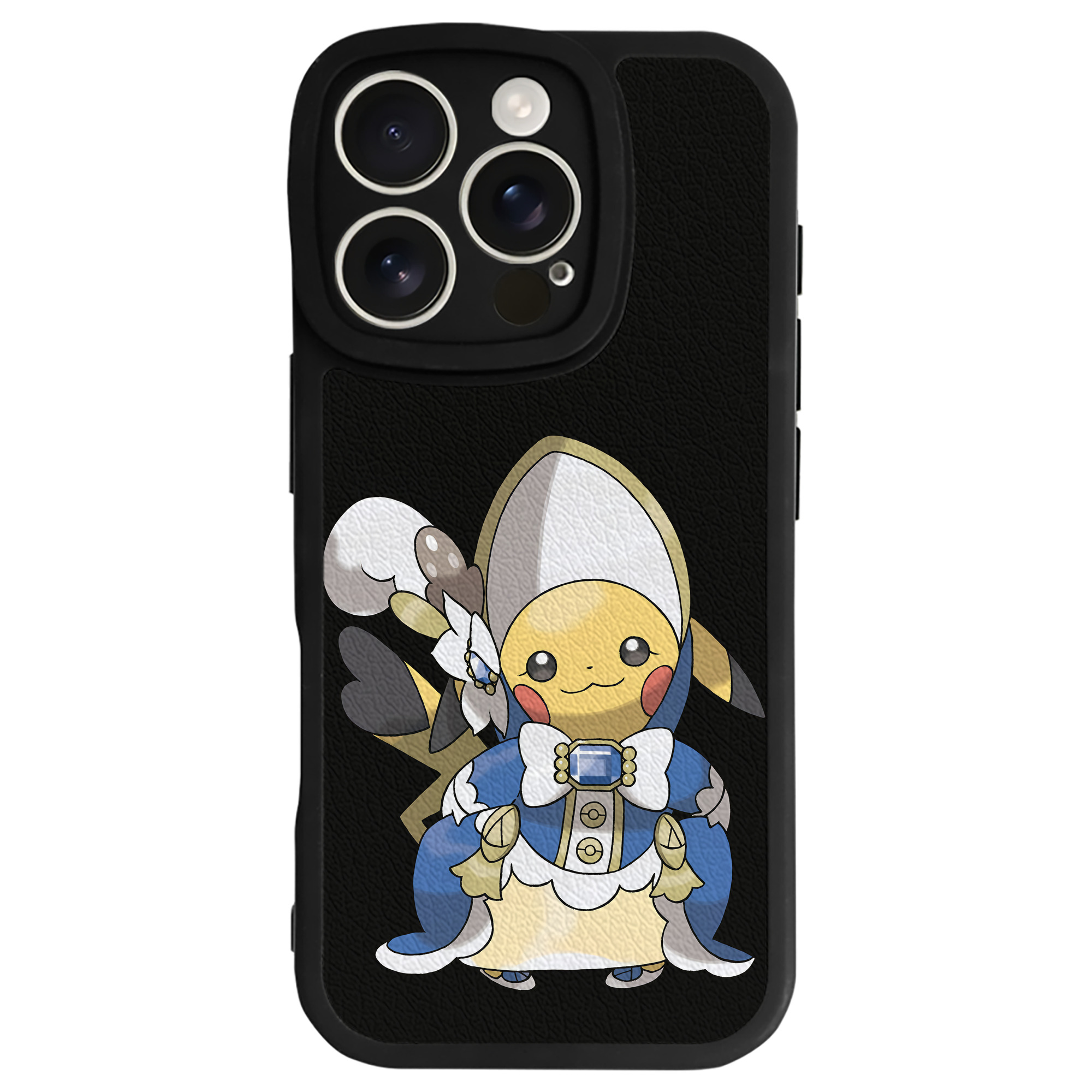 （画像用） ポケットモンスター Pokémon 【iPhone 16シリーズ対応】シリコンスマホケース（レザー調） 材質：シリコン